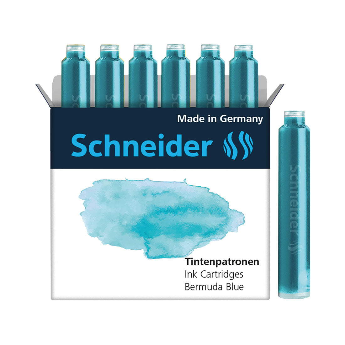 Schneider Pastel Ink Cartridges RS166134 Bermuda Blue #ink-colour_bermuda-blue