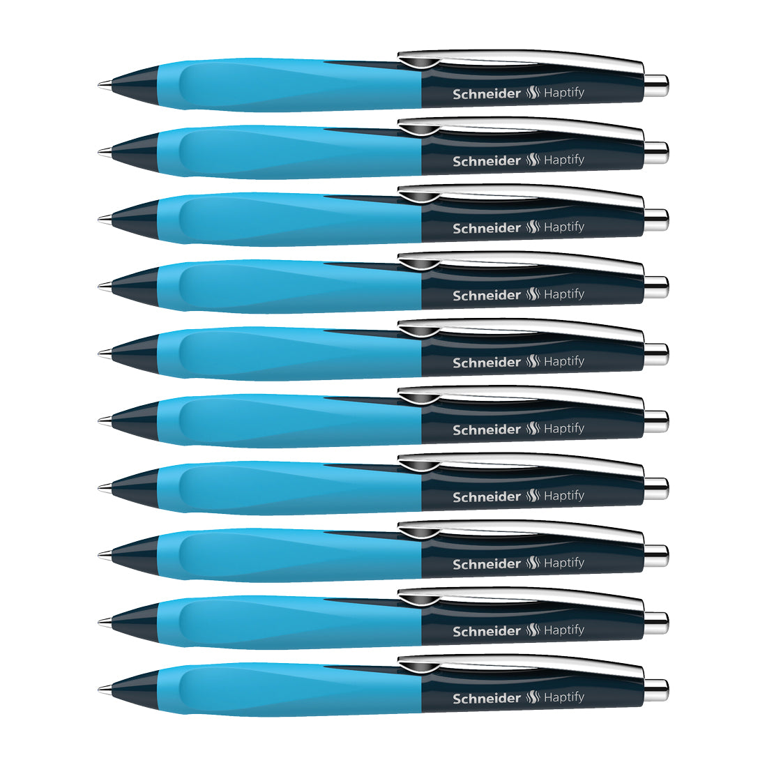 Haptify Ballpoint Pens M, Box of 10#colour_blue