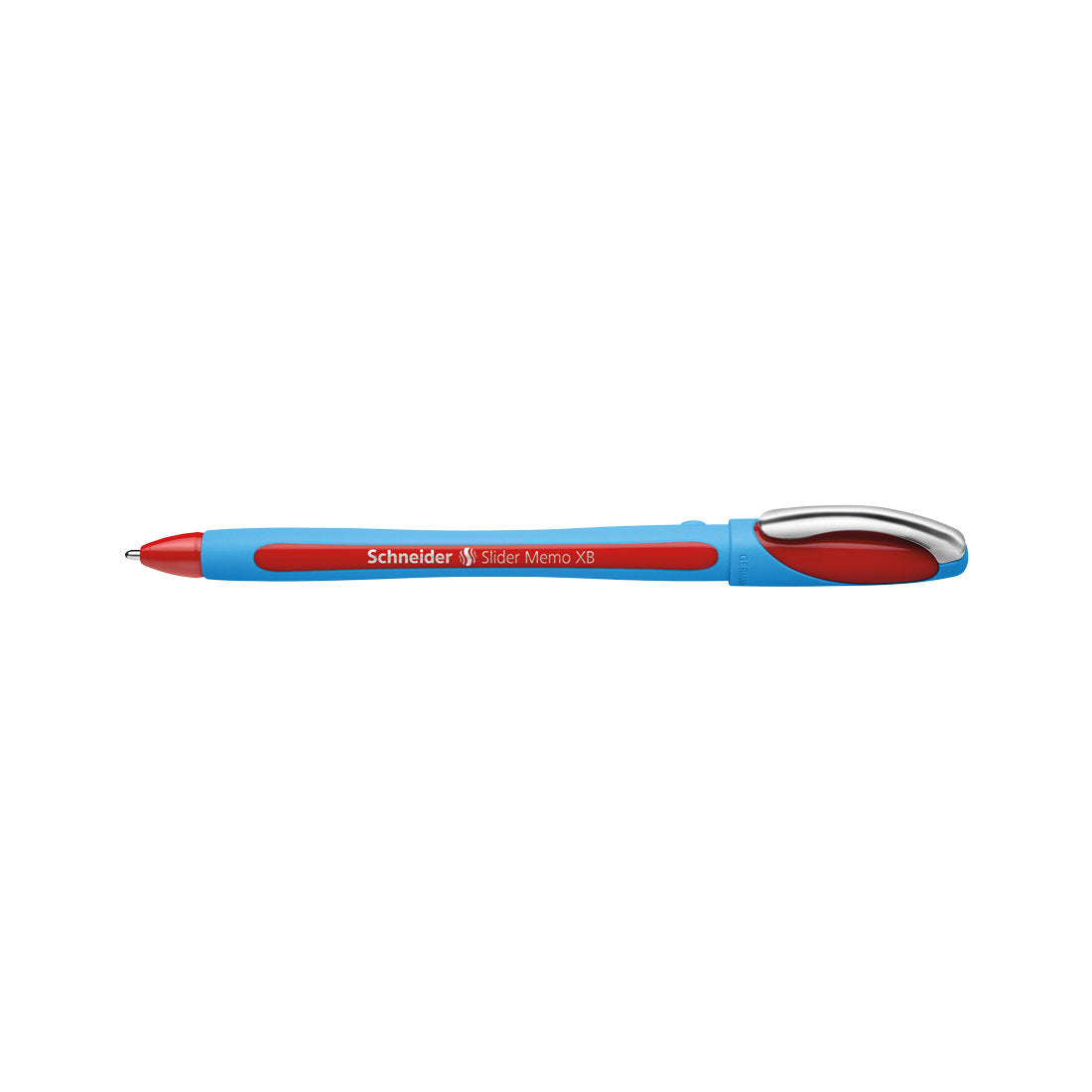 Memo Ballpoint Pens XB, Box of 10#colour_red