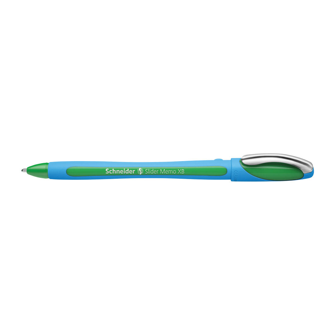 Memo Ballpoint Pens XB, Box of 10#colour_green