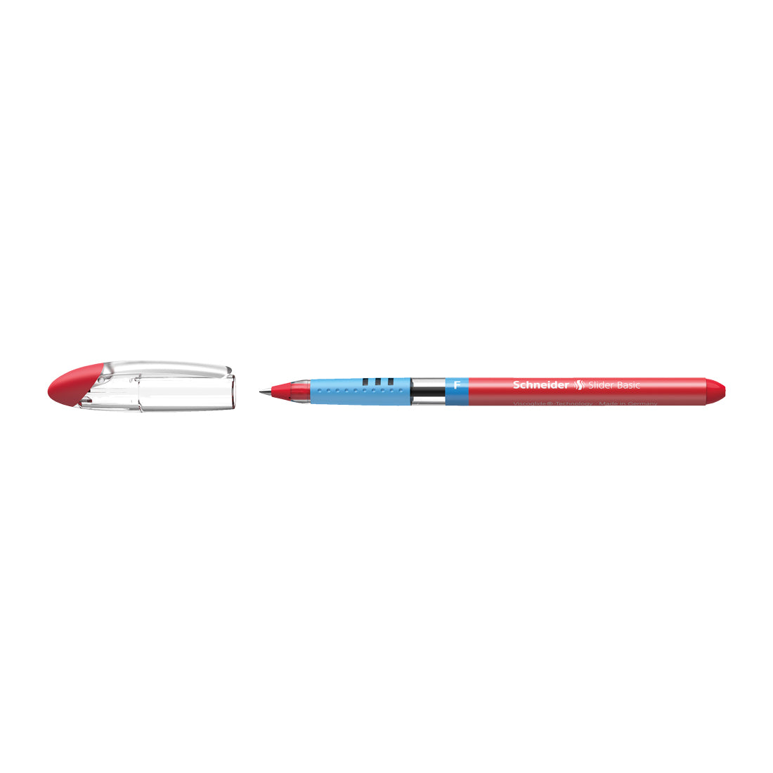 Slider BASIC Ballpoint Pens F, Box of 10#colour_red
