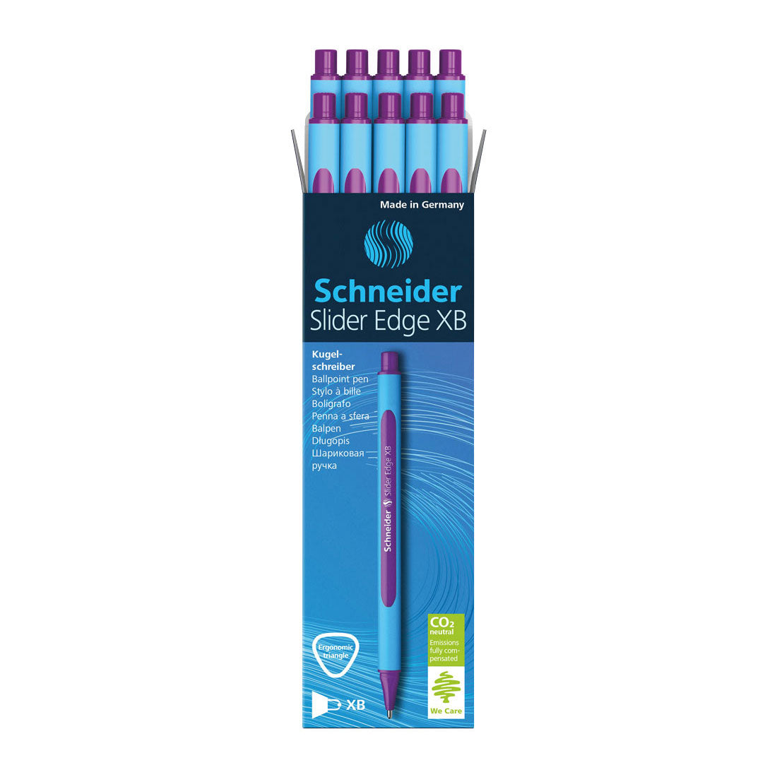 Edge Ballpoint Pens XB, Box of 10#colour_violet