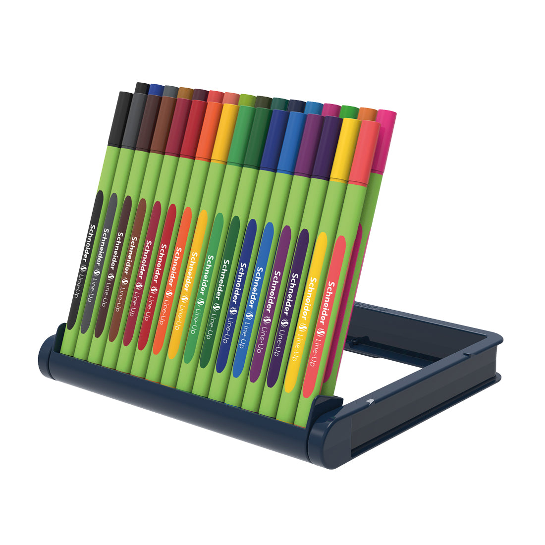 Line-Up Fineliners 0.4mm with Case stand, 32 pieces