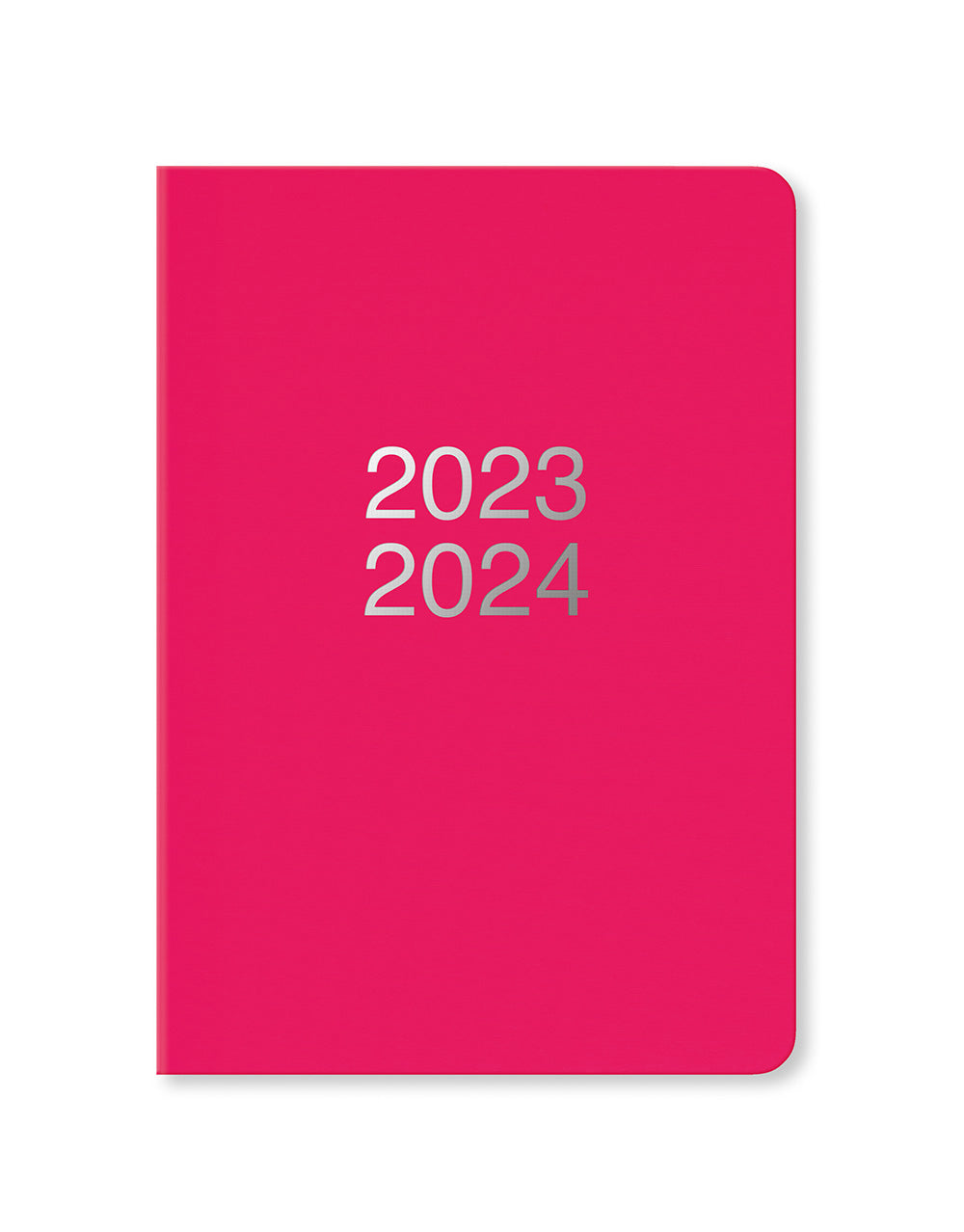Dazzle A5 Week to View Planner 2023-2024 - Multilanguage - Pink - Letts of London#colour_dazzle-pink