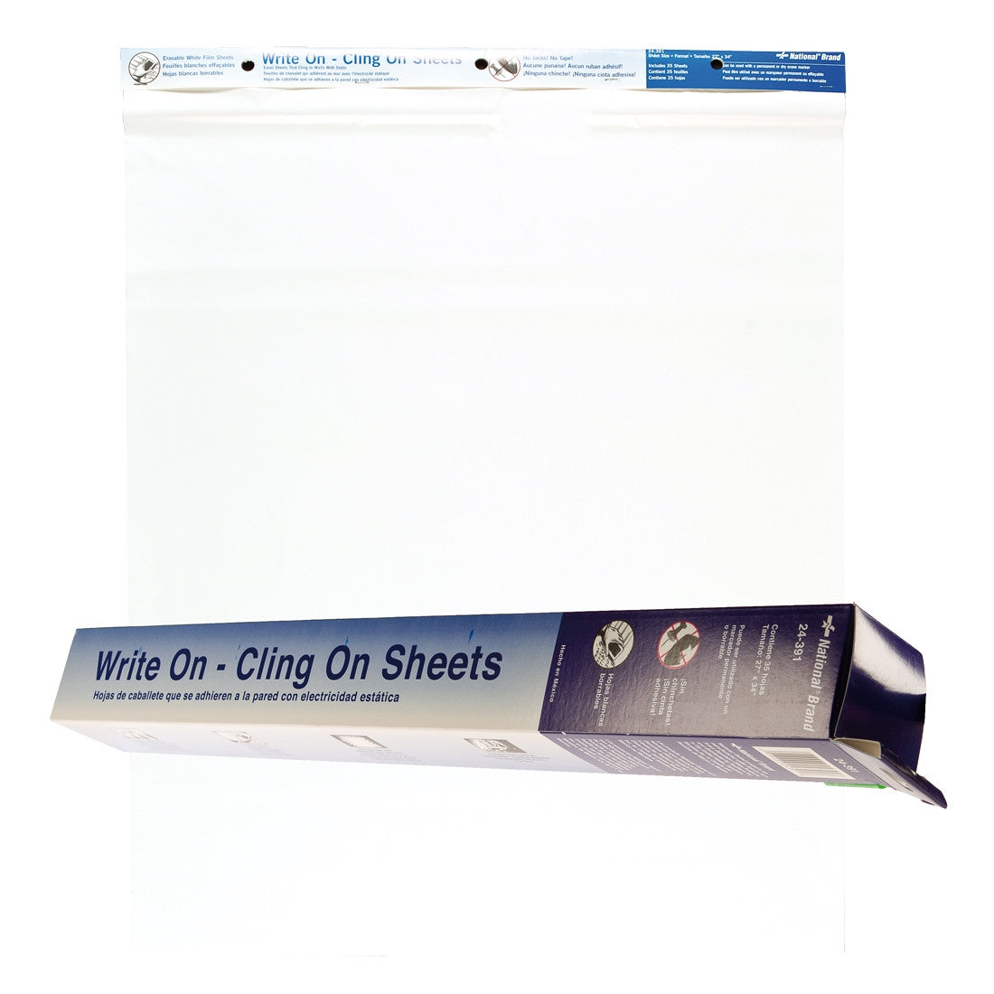 "Write on-Cling on" Sheets