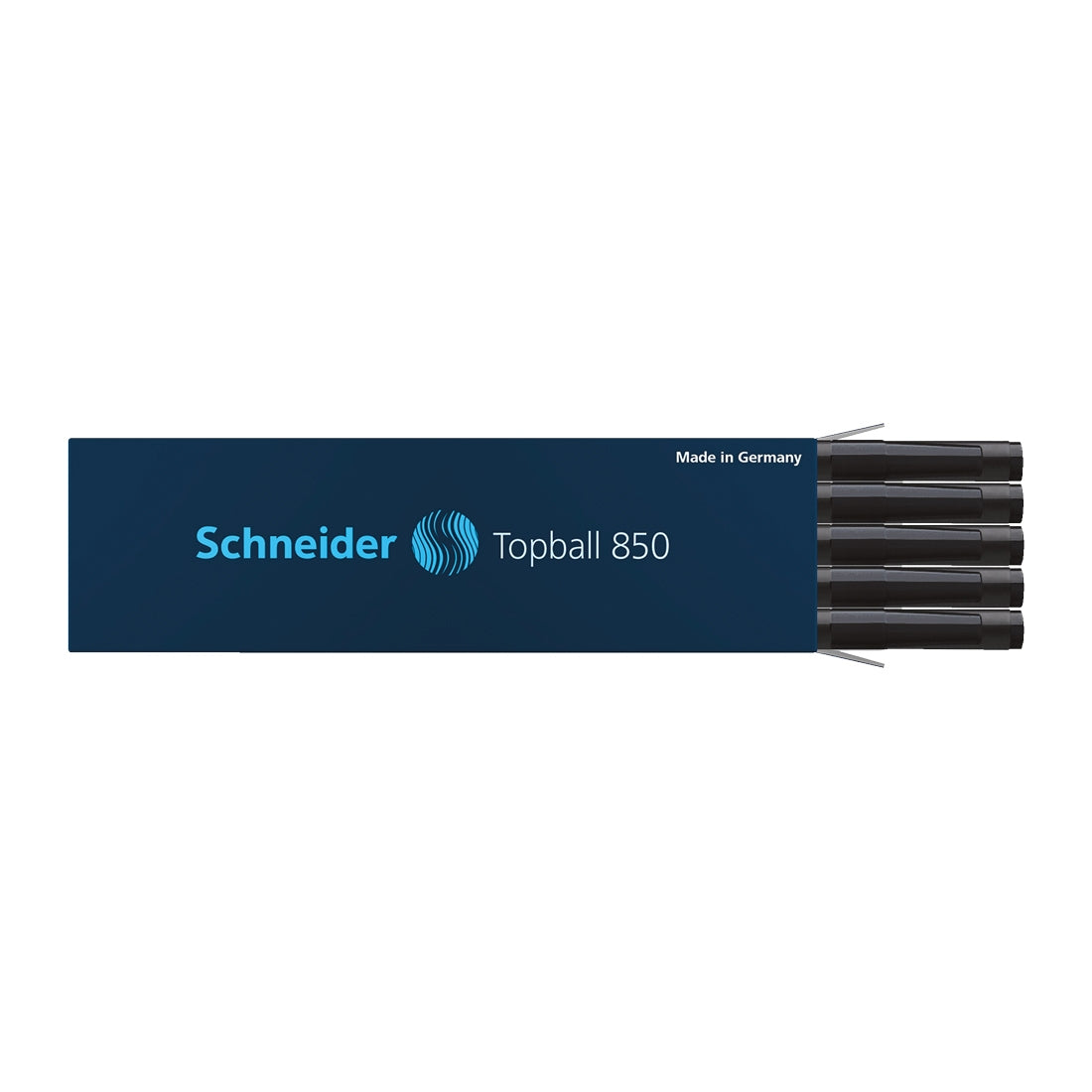 Topball 850 Rollerball Refill 0.5mm, Box of 10#colour_black