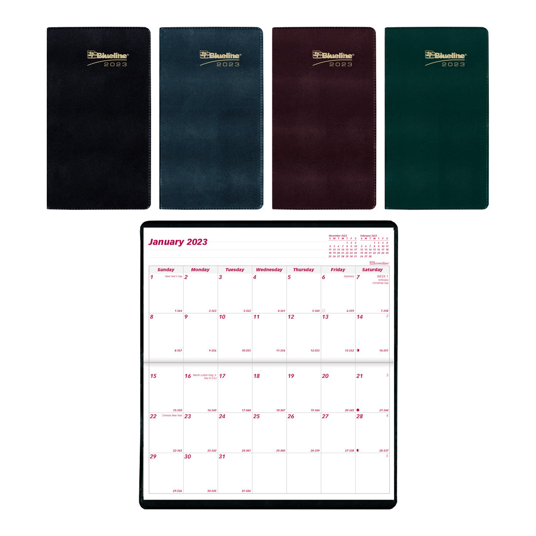 2-Year Monthly Pocket Planner 2023-2024 - English