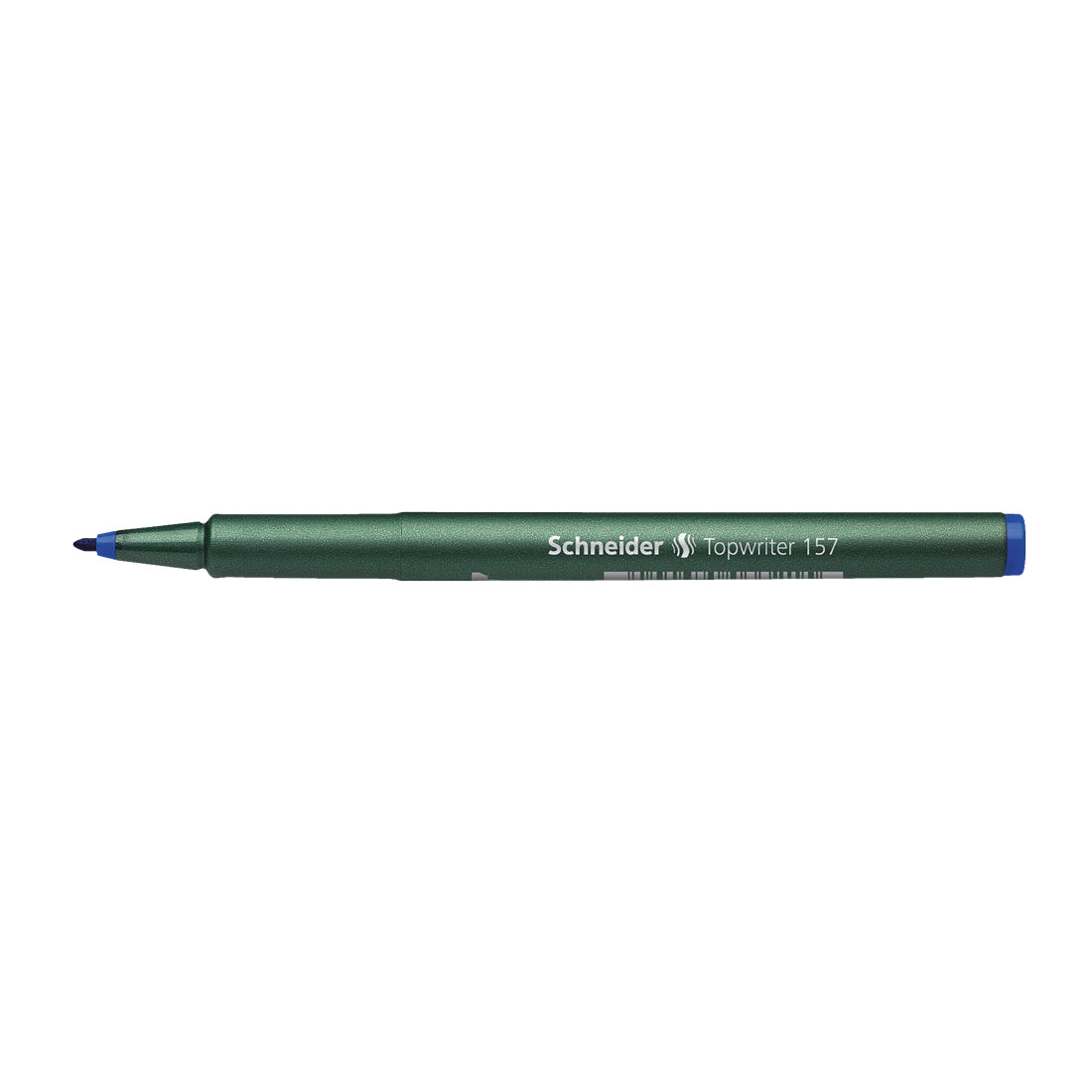 Topwriter 157 Fibre Pens 0.8mm, Box of 10#colour_blue