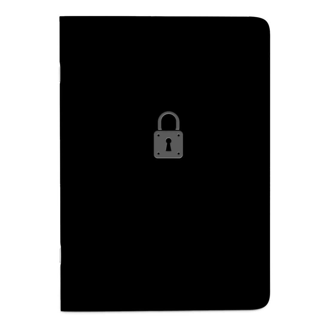 Password Notebook Black#colour_black