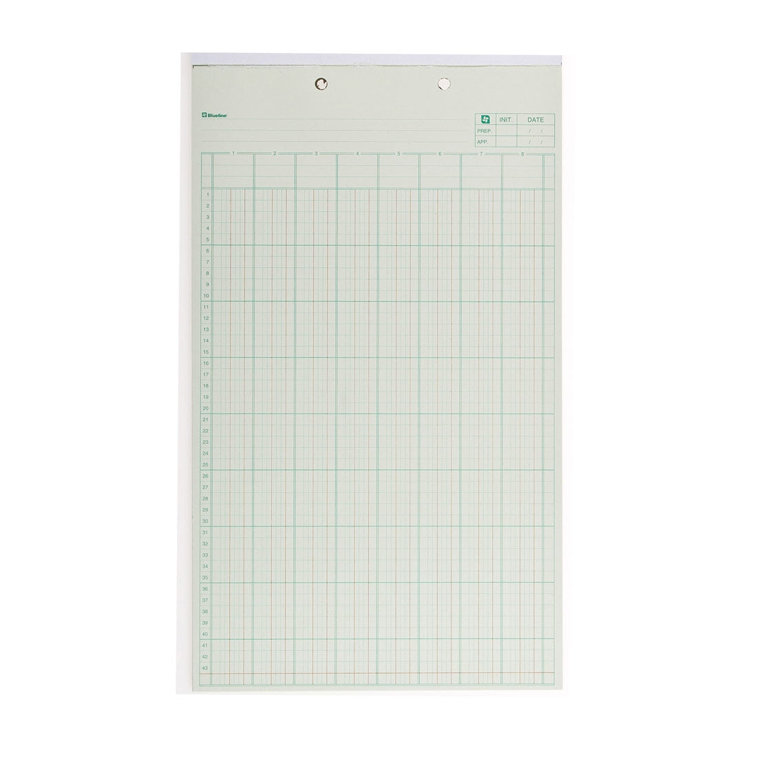 Columnar Pad - 8 Columns, A5308 - Blueline – Blueline CDA