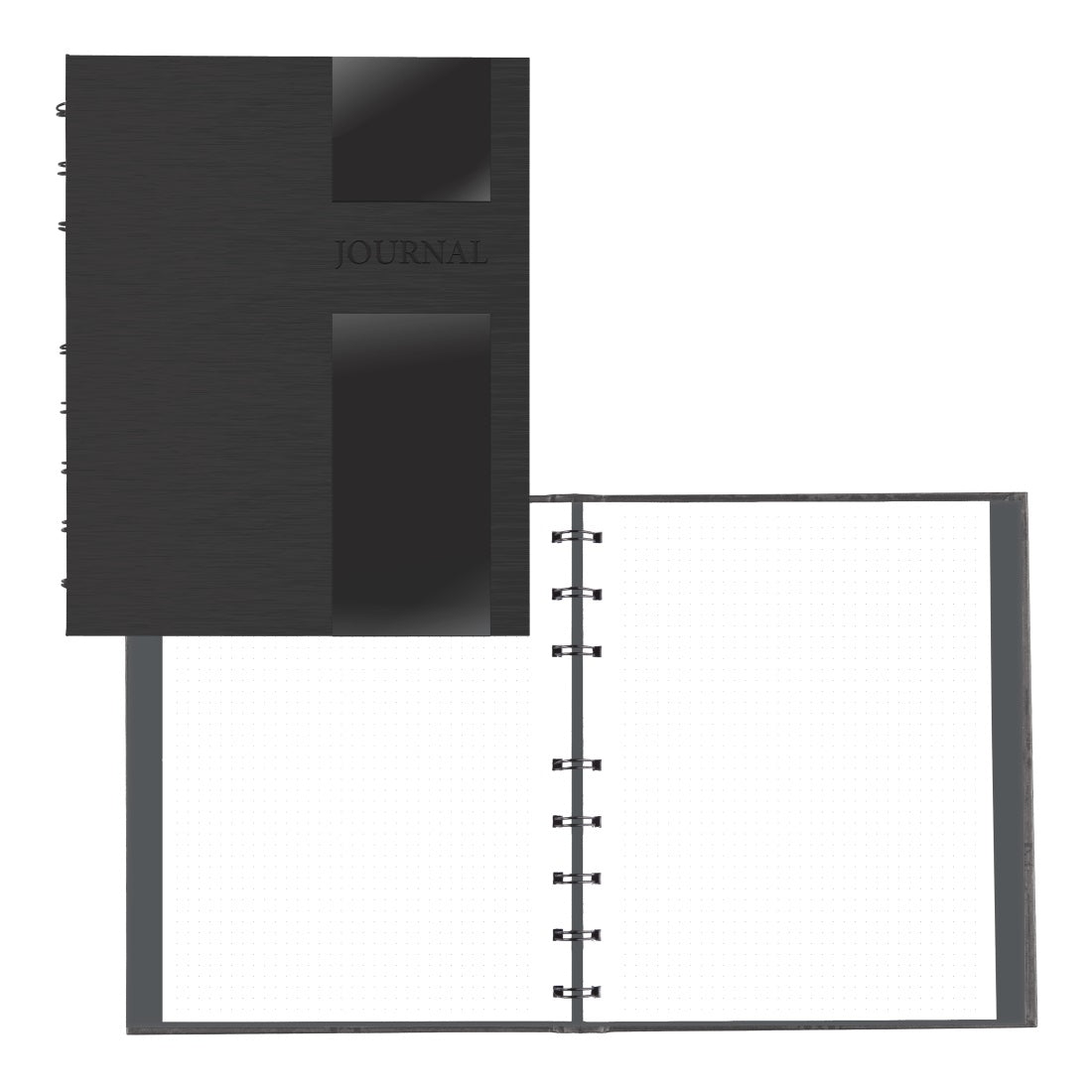 Lux Collection Dotted Journal Grey#colour_grey