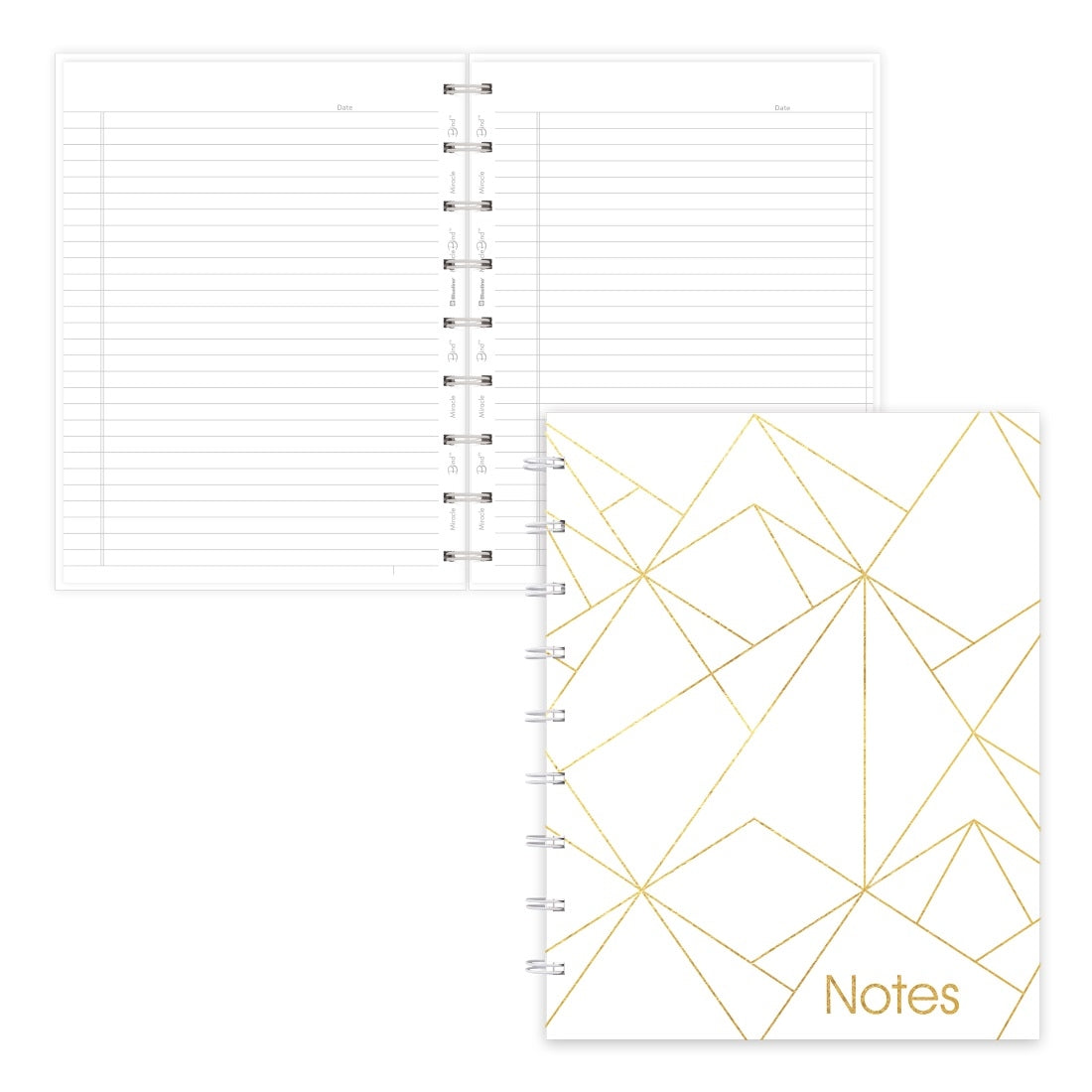 Gold Collection Notebook White#colour_white-gold