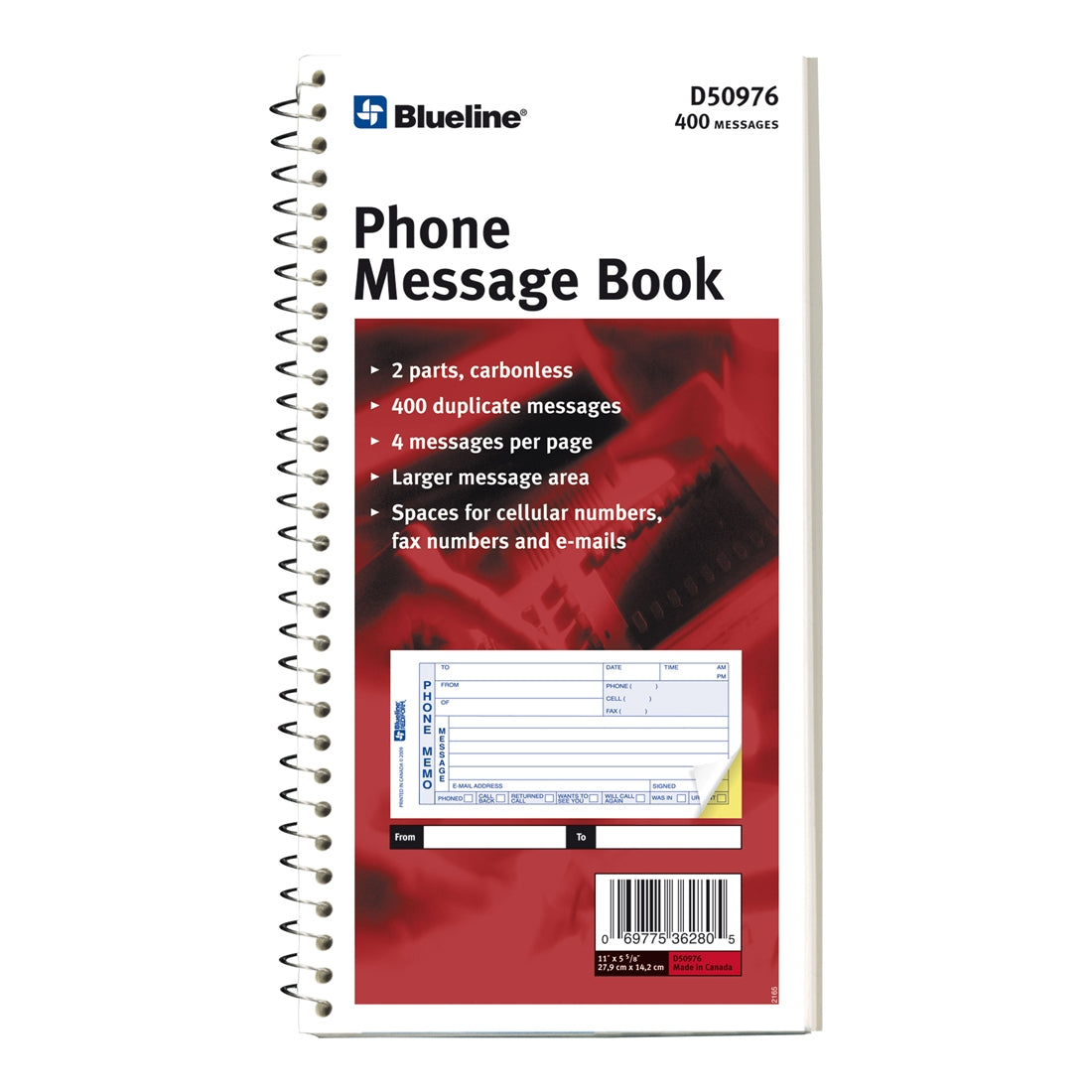Telephone Message Book