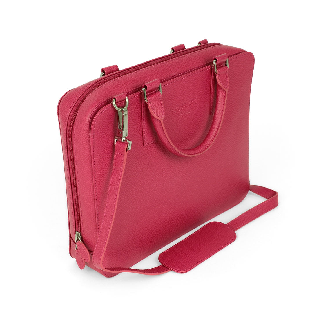 Small Laptop Briefcase - Fuchsia#colour_laurige-fuchsia